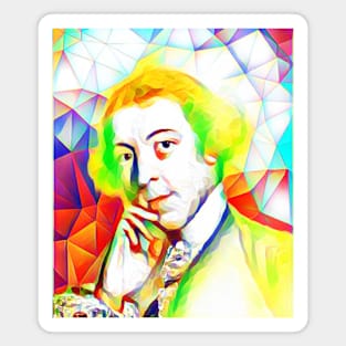 Horace Walpole Colourful Portrait | Horace Walpole Artwork 11 Magnet